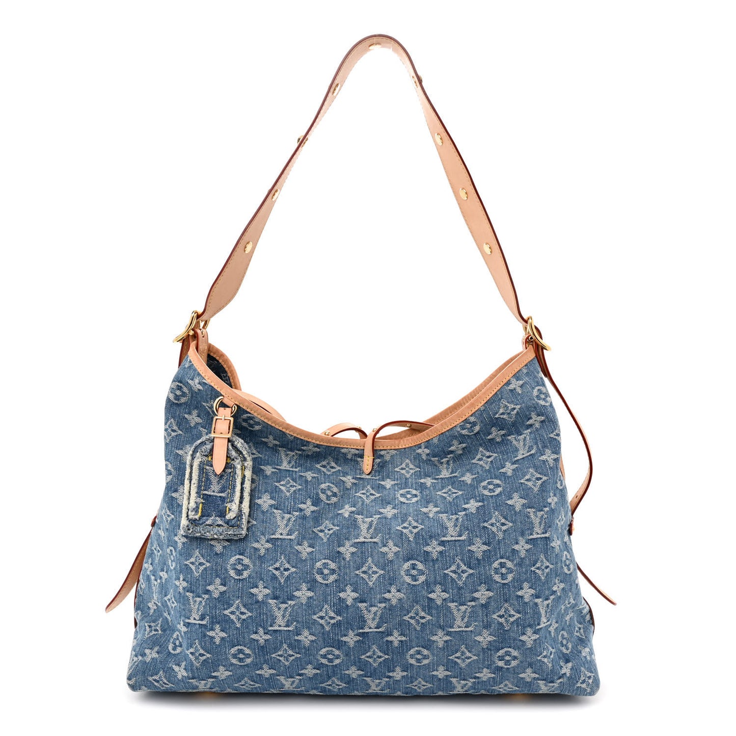 Monogram Denim CarryAll MM Blue