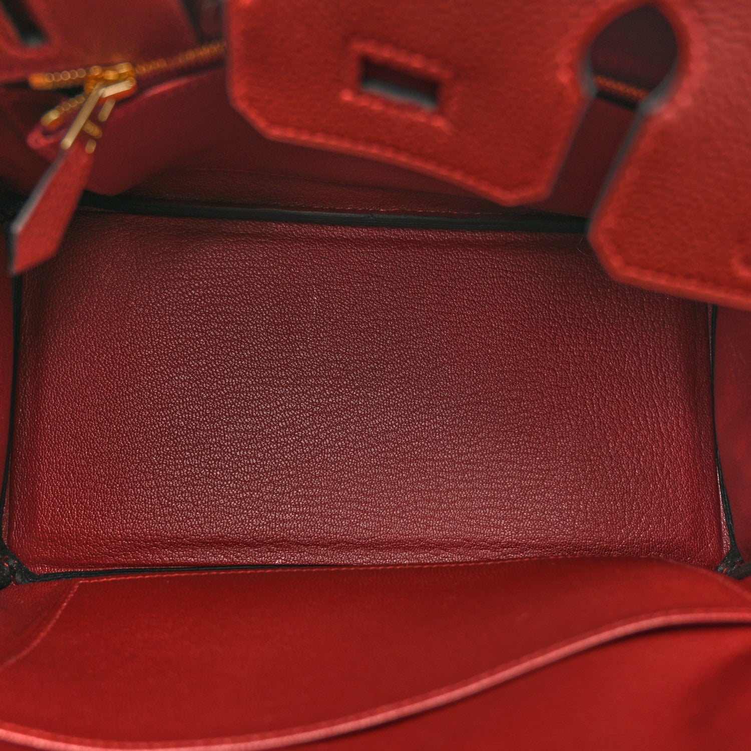 Hermes Togo Birkin 25 Rouge H 5 of 12