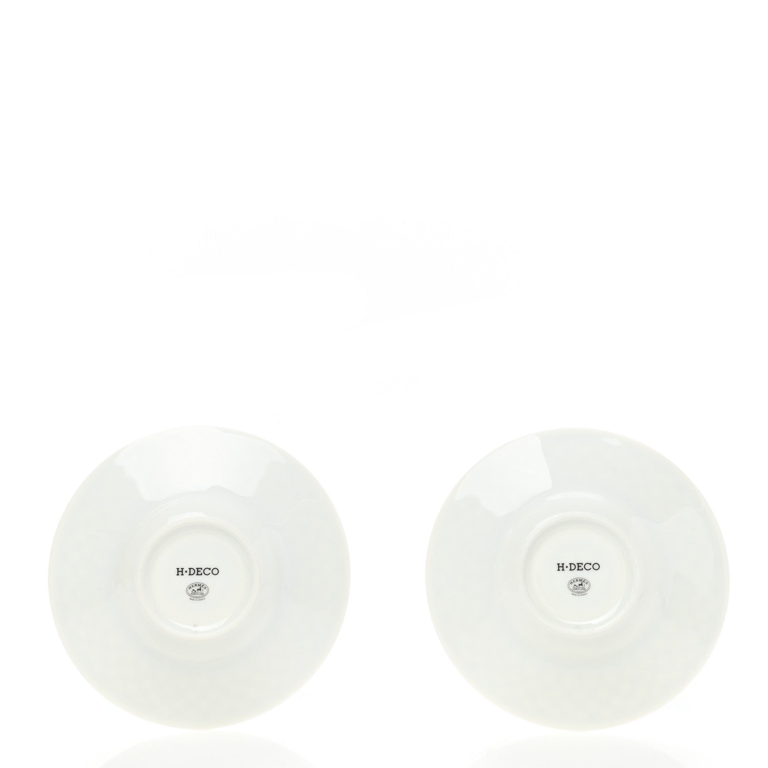 Hermes Porcelain H Deco Coffee Cup And Saucer Set Of 2 Black 4 of 11
