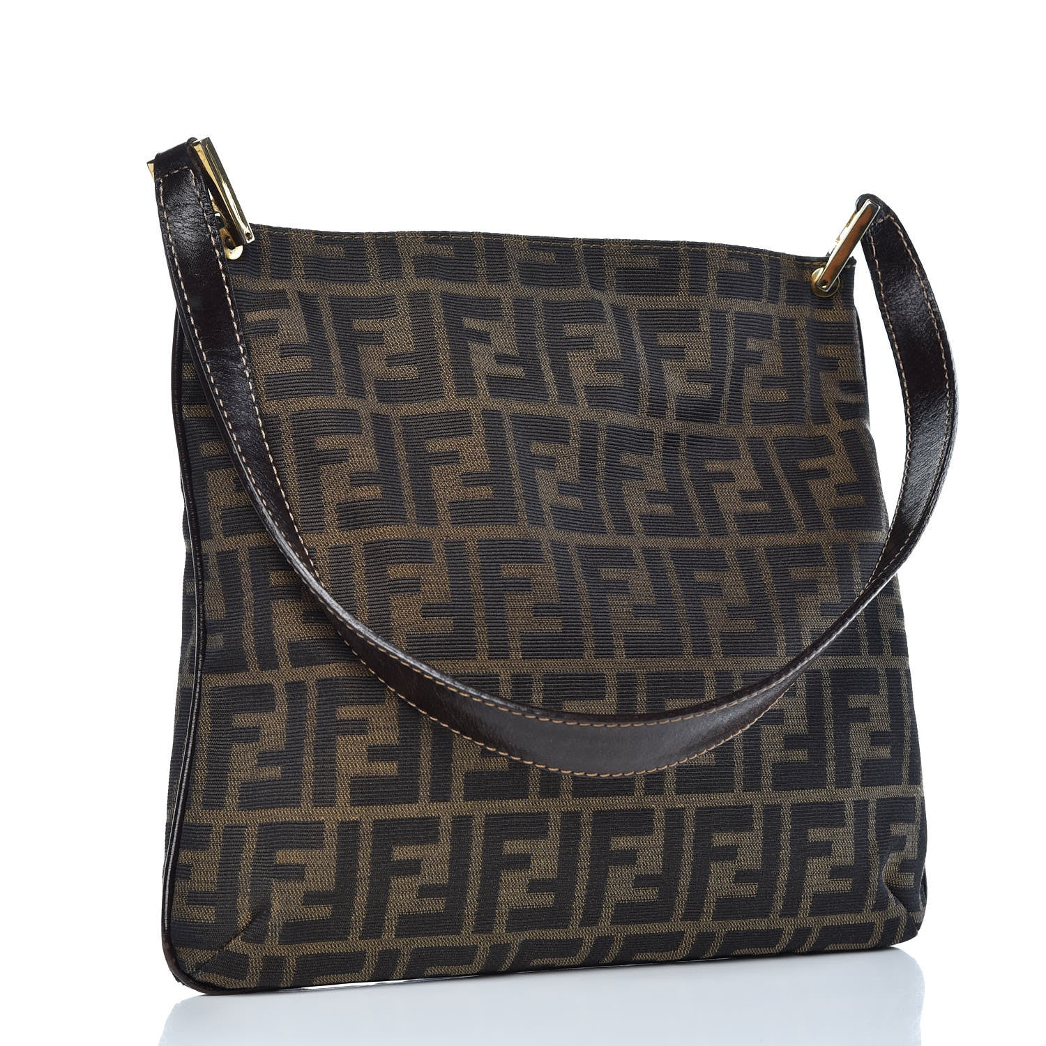 Fendi Zucca Shoulder Bag Tobacco 3 of 10