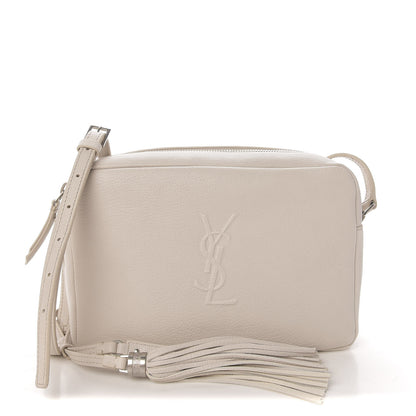 Saint Laurent Lambskin Monogram Small Lou Camera Bag Beige 1 of 9