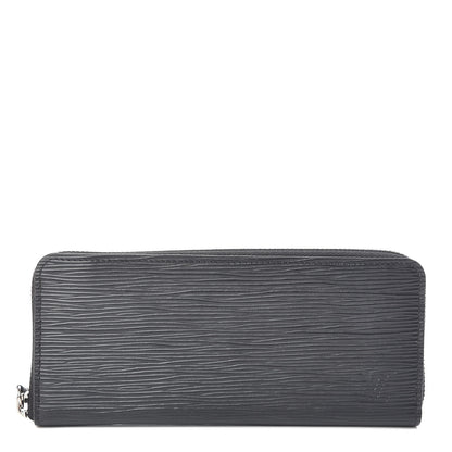 Louis Vuitton Epi Clemence Wallet Black 1 of 8