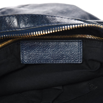 Balenciaga Agneau Giant 12 Gold Hardware Day Hobo Bleu Mineral 8 of 11