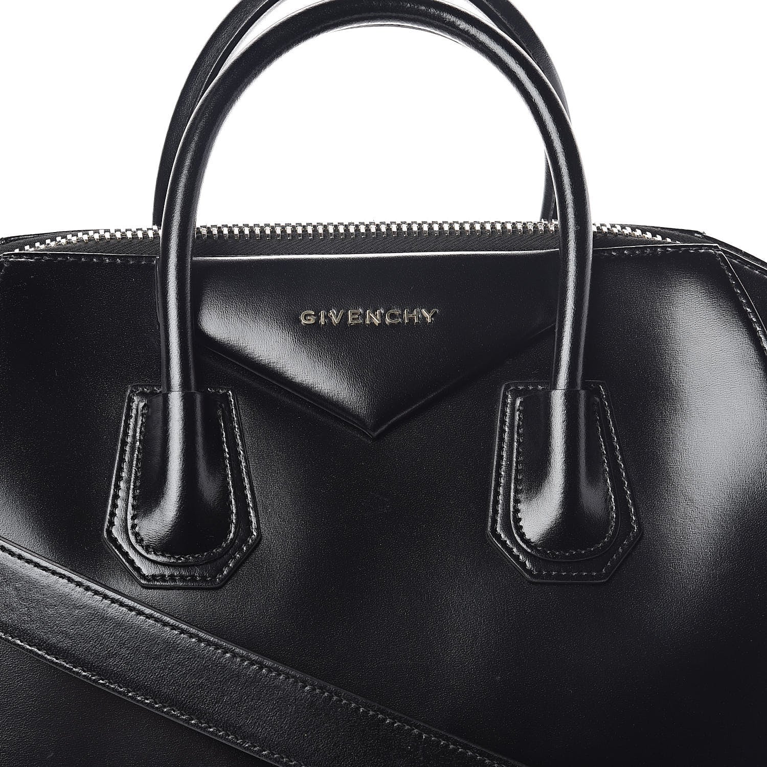 Givenchy Shiny Lord Calfskin Medium Antigona Black 8 of 12