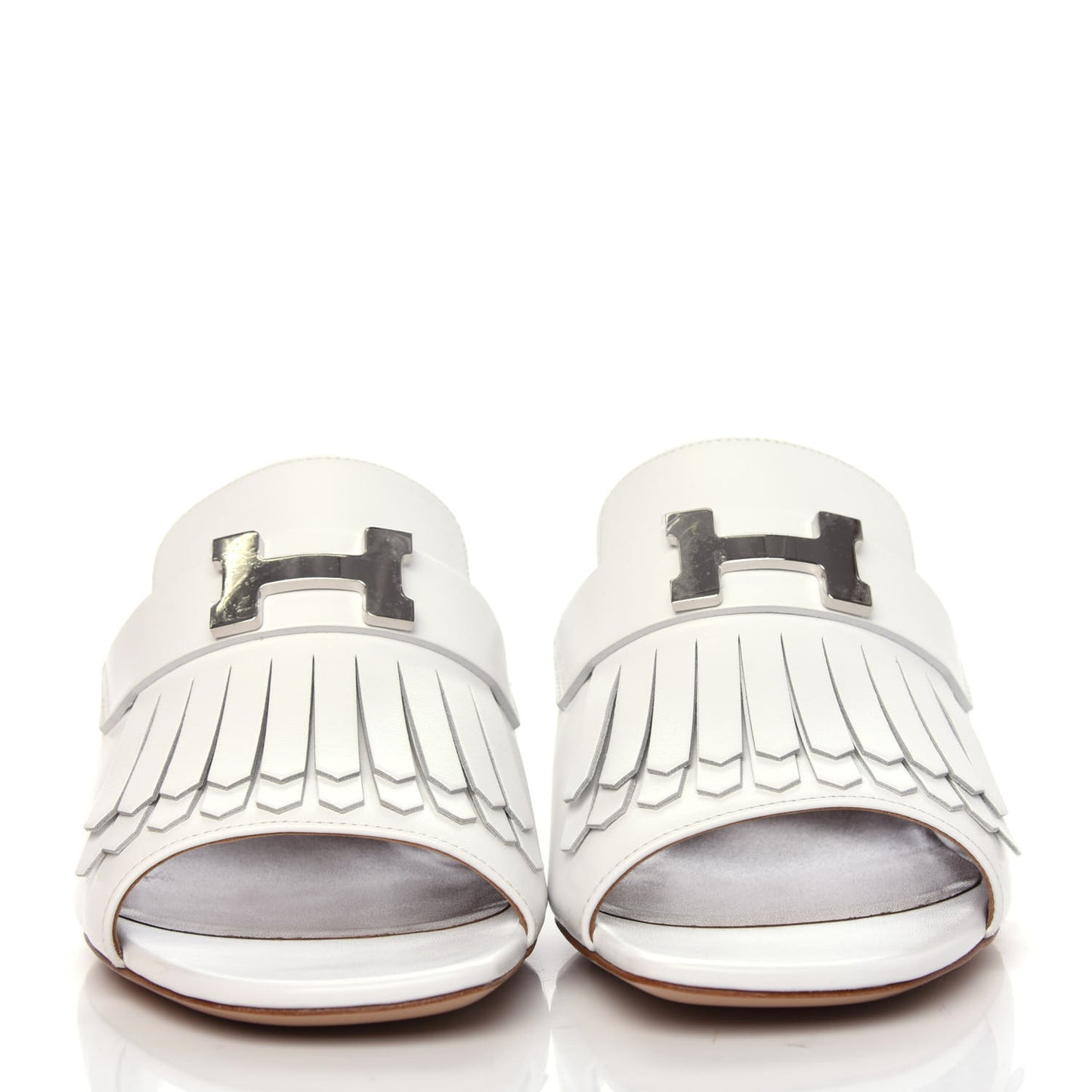Calfskin Alma Sandals 38 White