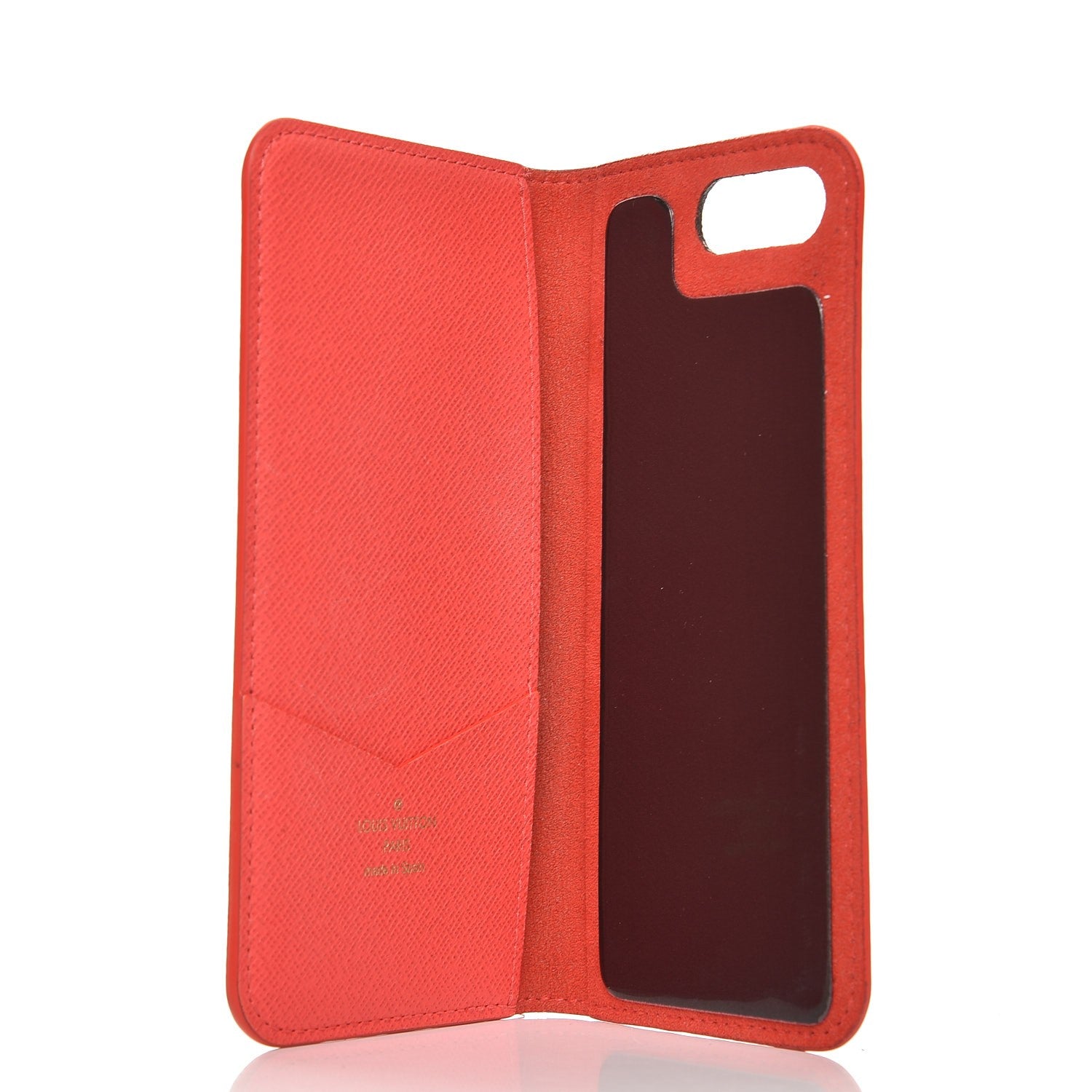 Louis Vuitton Monogram iPhone 7/8 Plus Folio Case Red 5 of 8