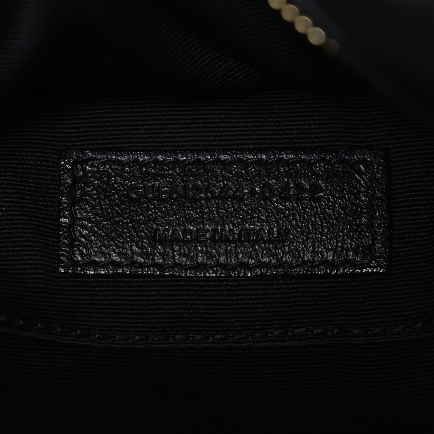 Calfskin Matelasse Monogram Lou Camera Bag Black