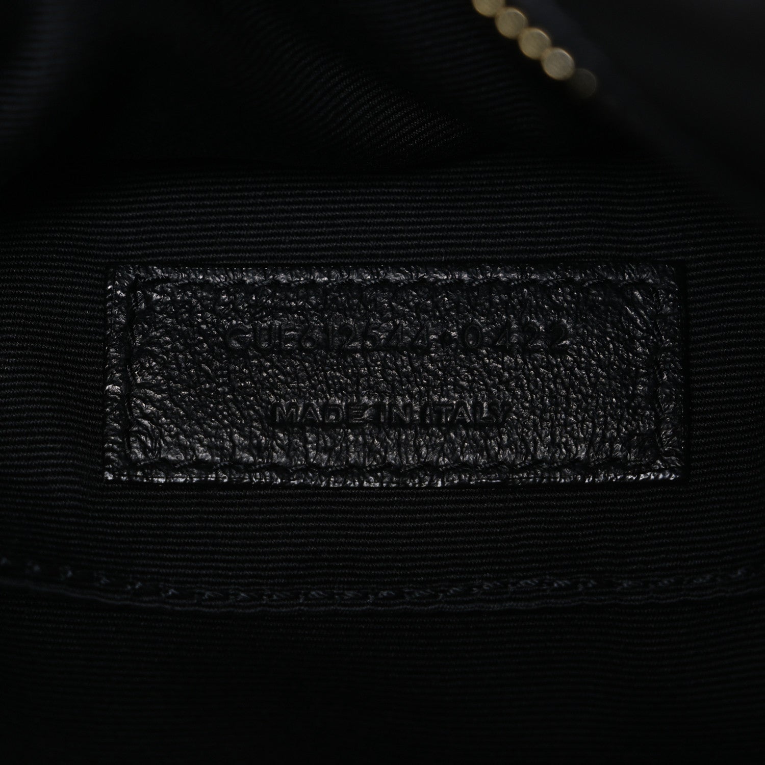 Saint Laurent Calfskin Matelasse Monogram Lou Camera Bag Black 7 of 11