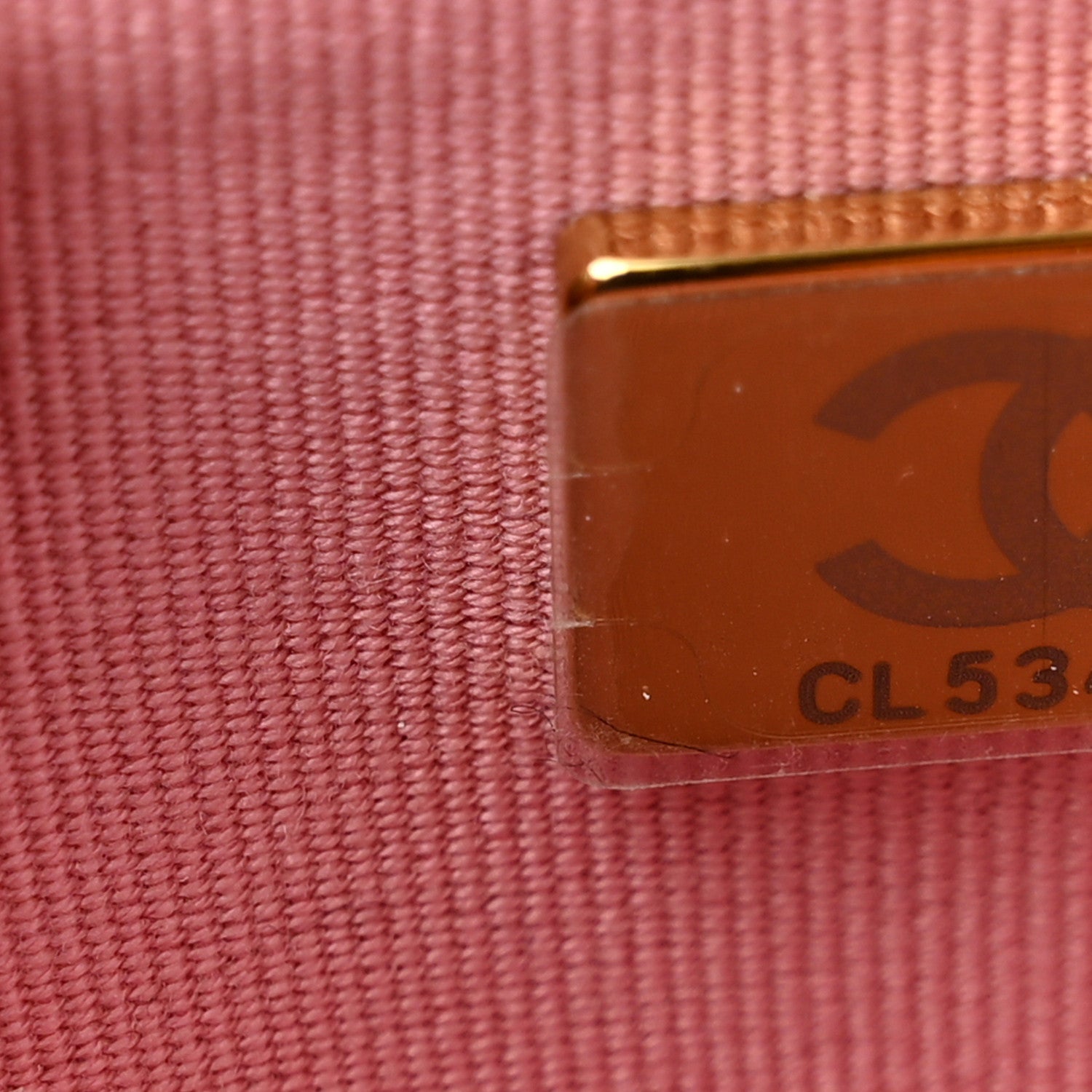 Chanel Tweed Quilted Wallet On Chain WOC Pink 8 of 13