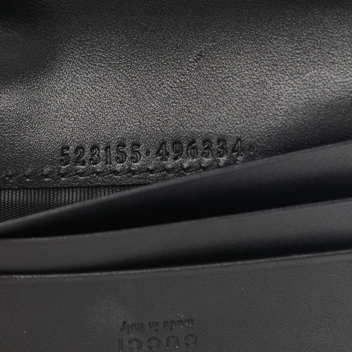 Gucci Suede Patent Web Ophidia Card Case Nocciola Black 7 of 10