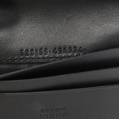 Gucci Suede Patent Web Ophidia Card Case Nocciola Black 7 of 10