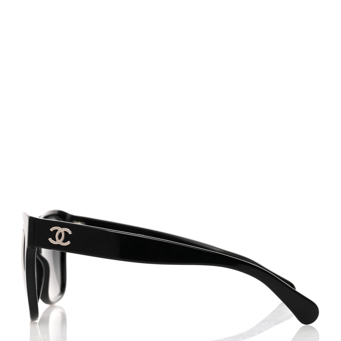 Acetate Polarized Square CC Sunglasses 5380 Black