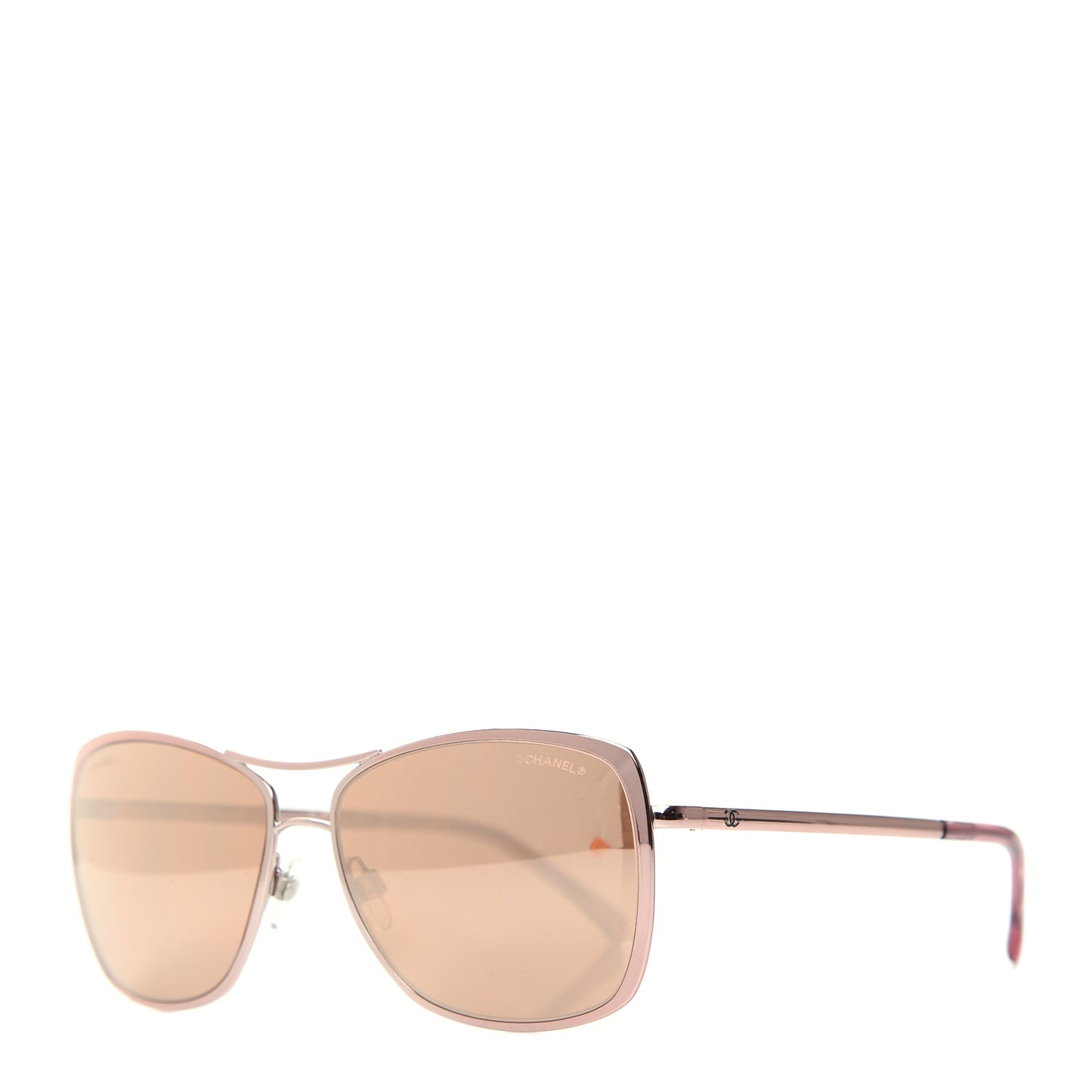 Metal Pilot Summer Sunglasses 4224 Rose Gold
