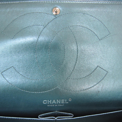 Chanel Leather 2.55 Reissue 227 Flap Metallic Turquoise 9 of 12