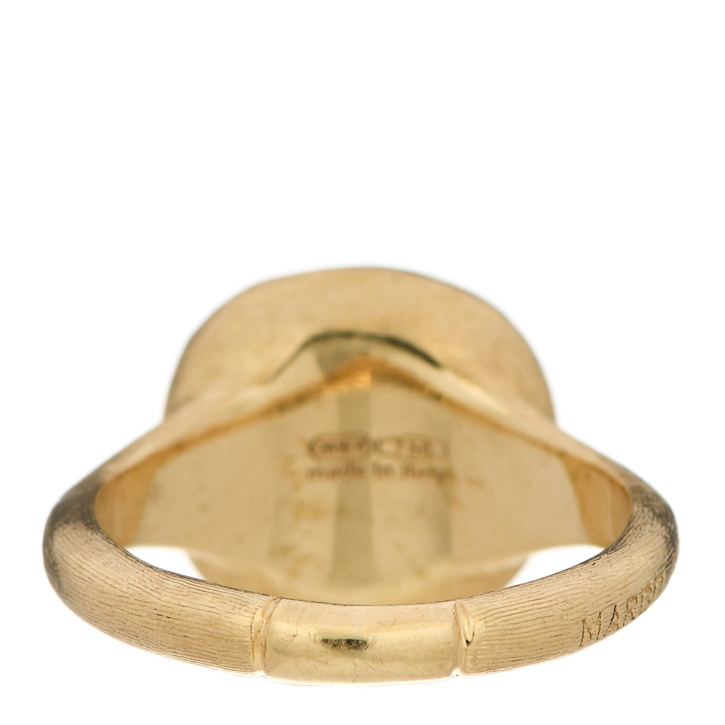 18K Yellow Gold Citrine Medium Jaipur Stackable Ring 49 5
