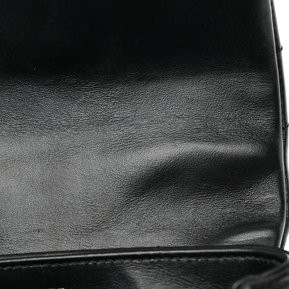 Saint Laurent Calfskin Y Quilted Monogram Toy Loulou Crossbody Bag Black 13 of 19