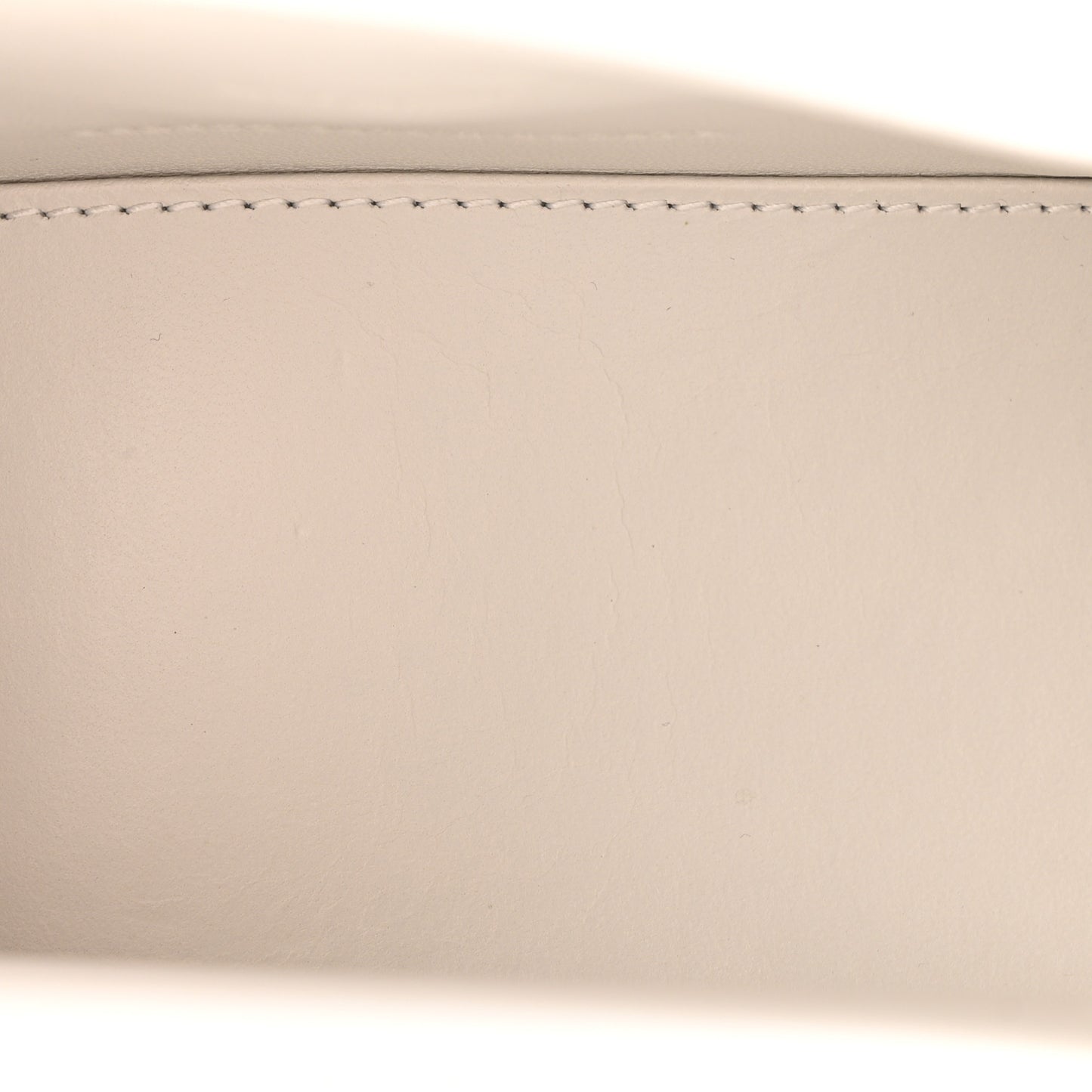 Shiny Calfskin Crocodile Embossed Hourglass Top Handle Bag XS White