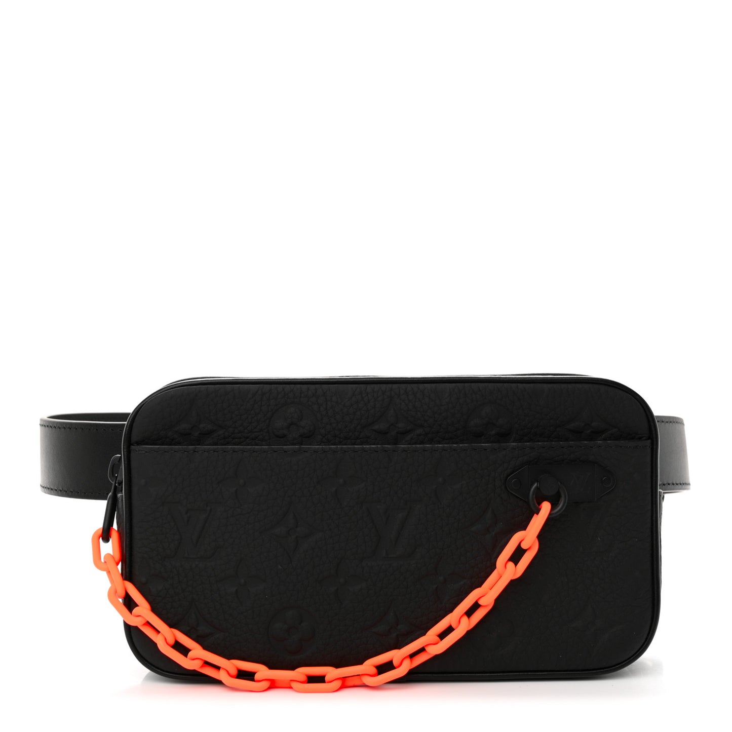 Taurillon Monogram Uniformes Solar Ray Soft Pochette Volga Belt Bag Black