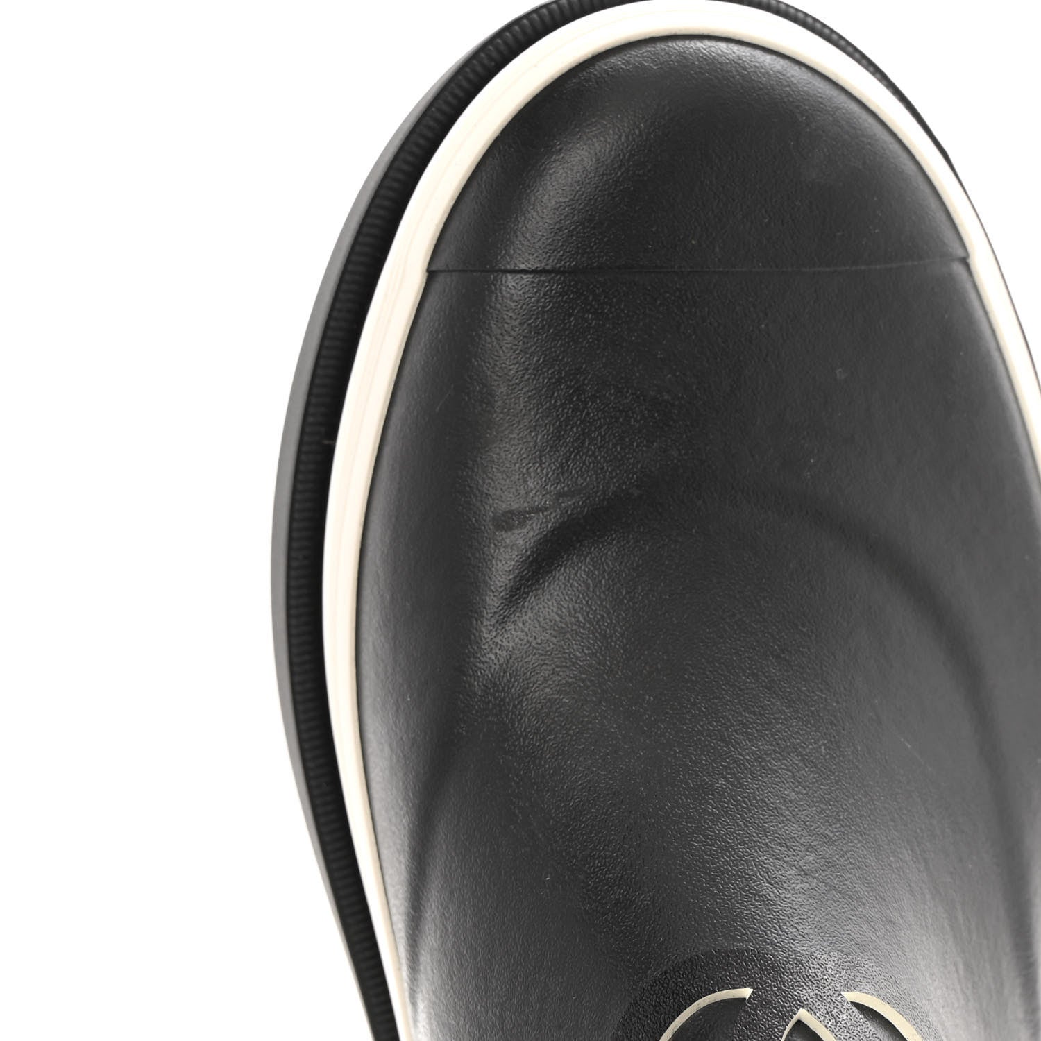 Chanel Caoutchouk CC Short Boots 39 Black 10 of 13