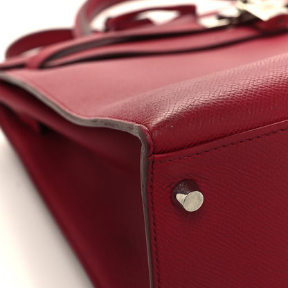 Hermes Epsom Kelly Sellier 35 Rubis 9 of 13