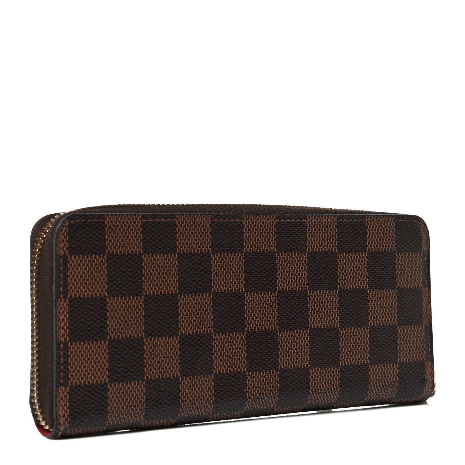 Louis Vuitton Damier Ebene Clemence Wallet Cherry 3 of 13
