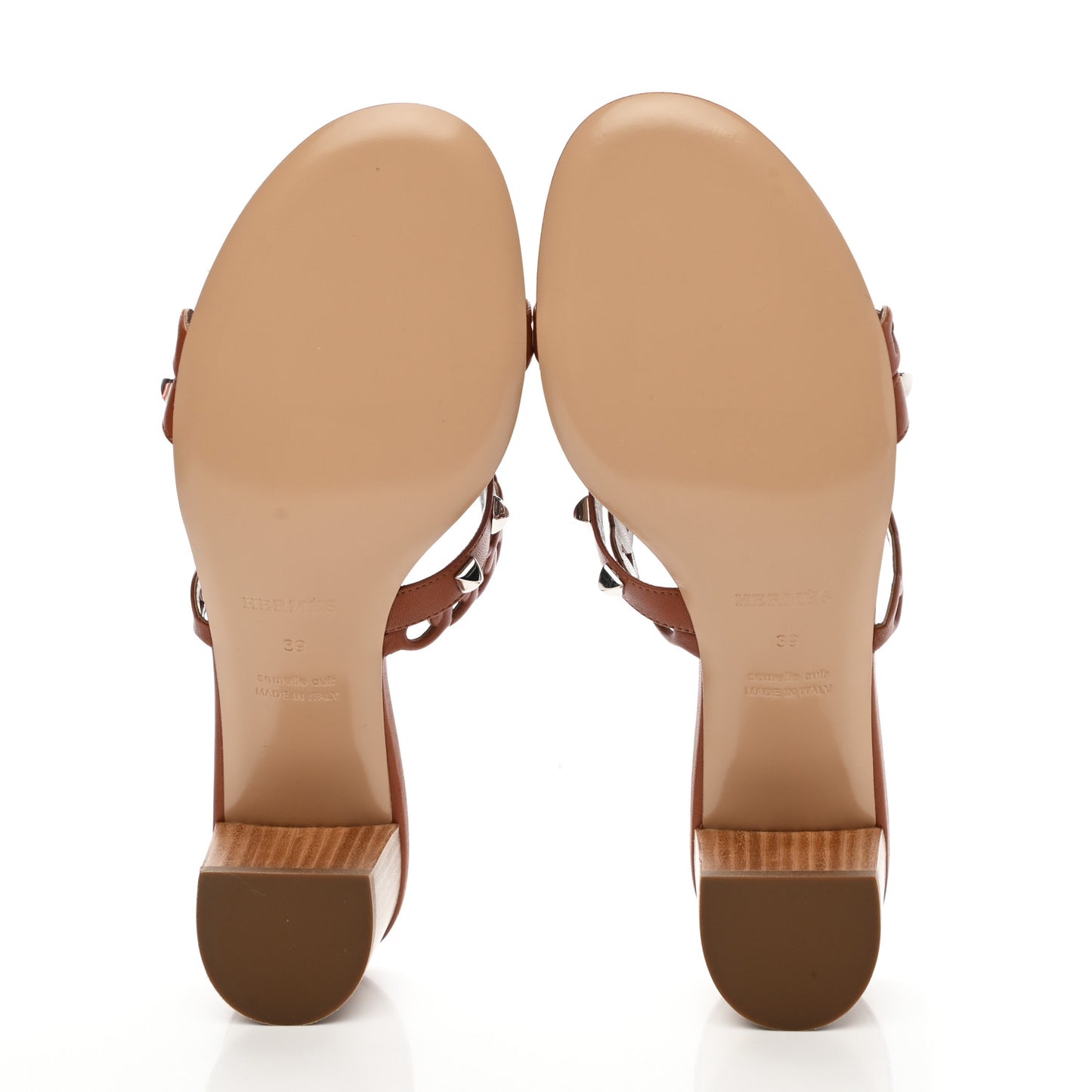 Nappa Ajaccio Sandals 39 Cognac