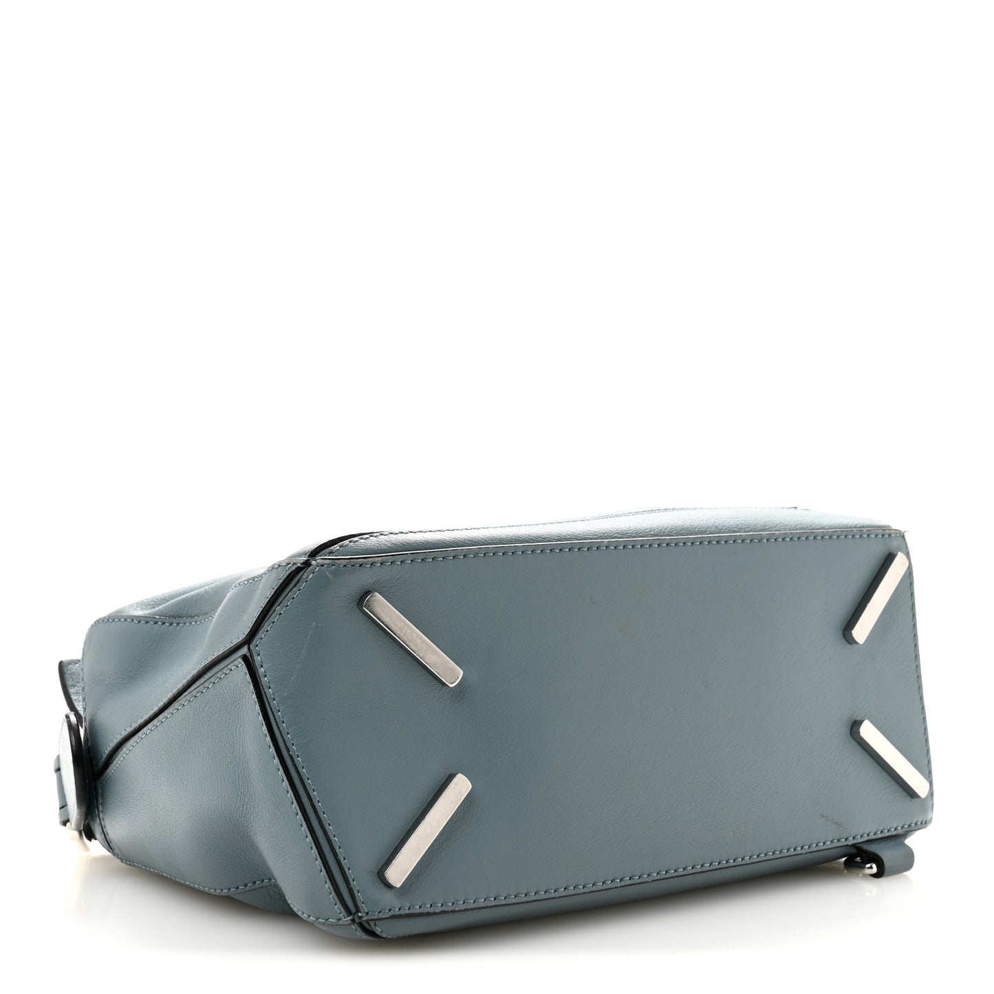 Calfskin Small Puzzle Bag Stone Blue