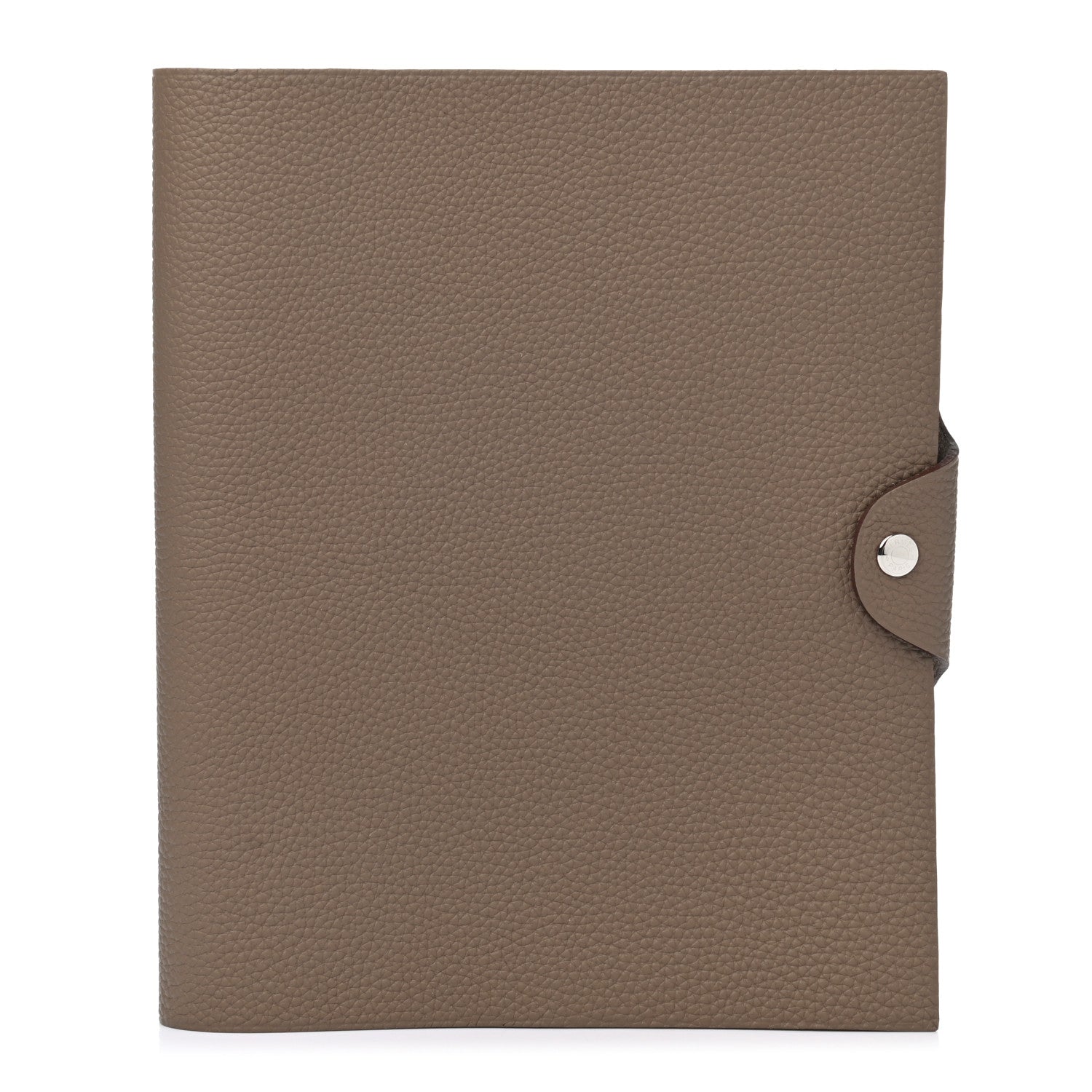 Hermes Togo Ulysse MM Notebook Cover Etoupe 1 of 8