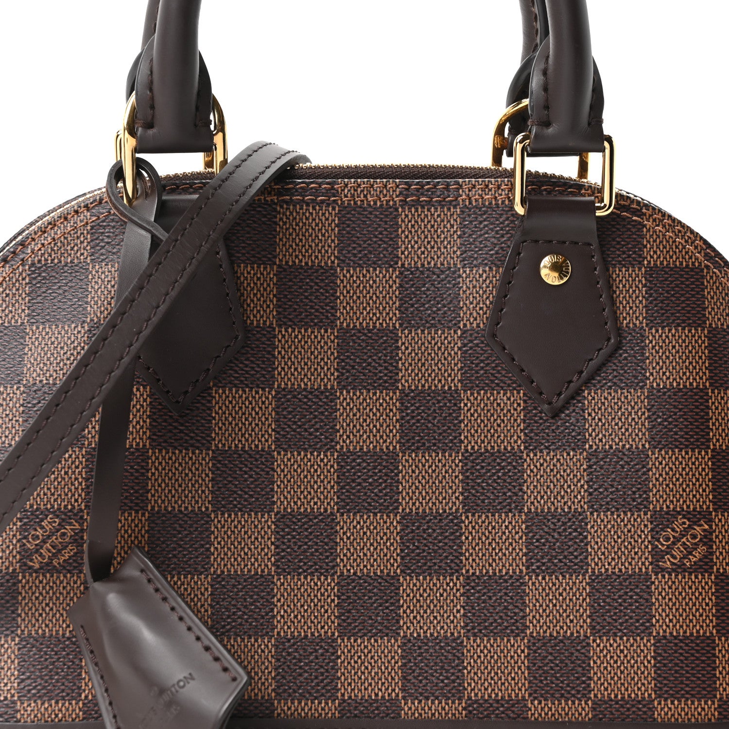 Louis Vuitton Damier Ebene Alma BB 8 of 10