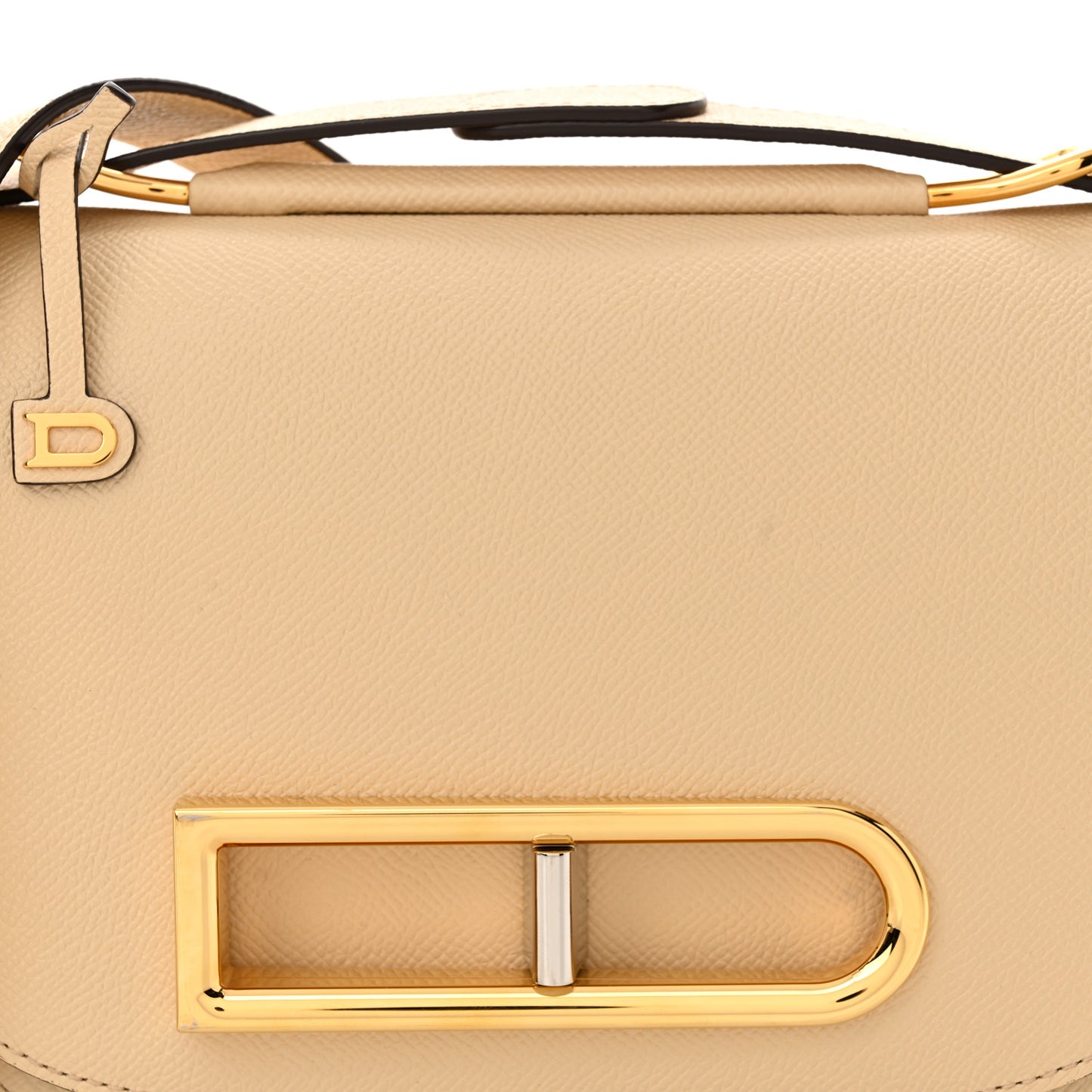 Alpina Calfskin Lingot Crossbody Dune