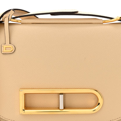 Delvaux Alpina Calfskin Lingot Crossbody Dune 7 of 10