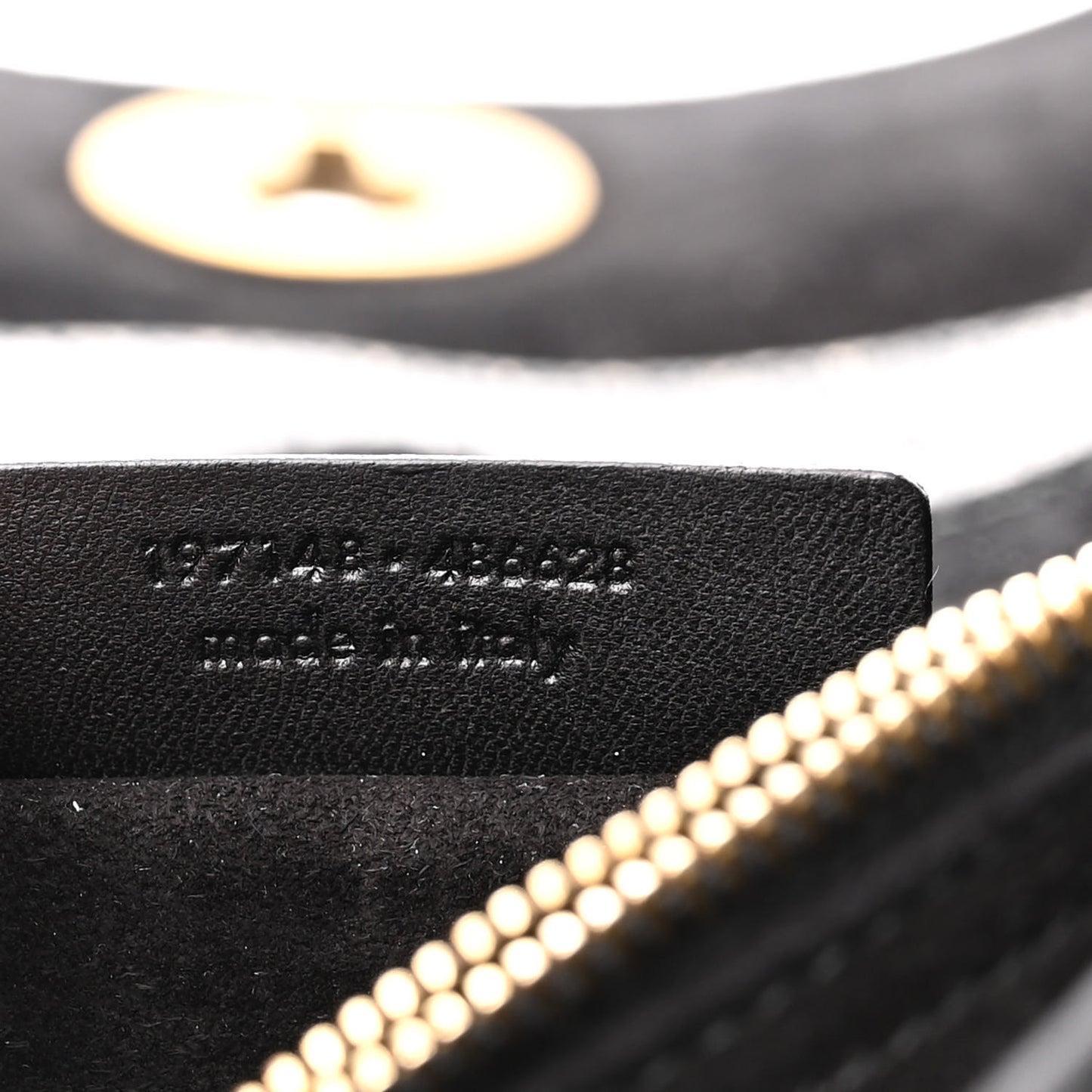 Ostrich Large Muse Two Black Gold