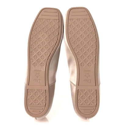 Christian Dior Satin Grosgrain D-Joy Ballet Flats 40 Beige Rose 7 of 12