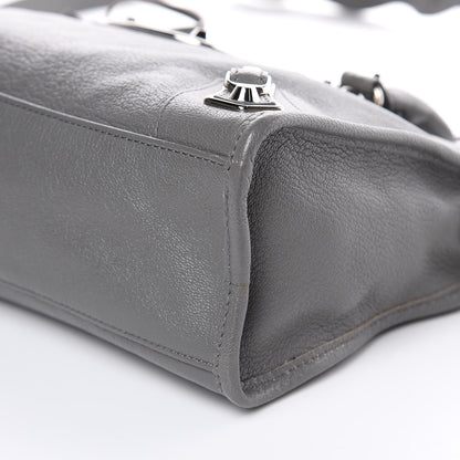 Balenciaga Chevre Silver Metallic Edge Hardware S City Gris Acier 9 of 10