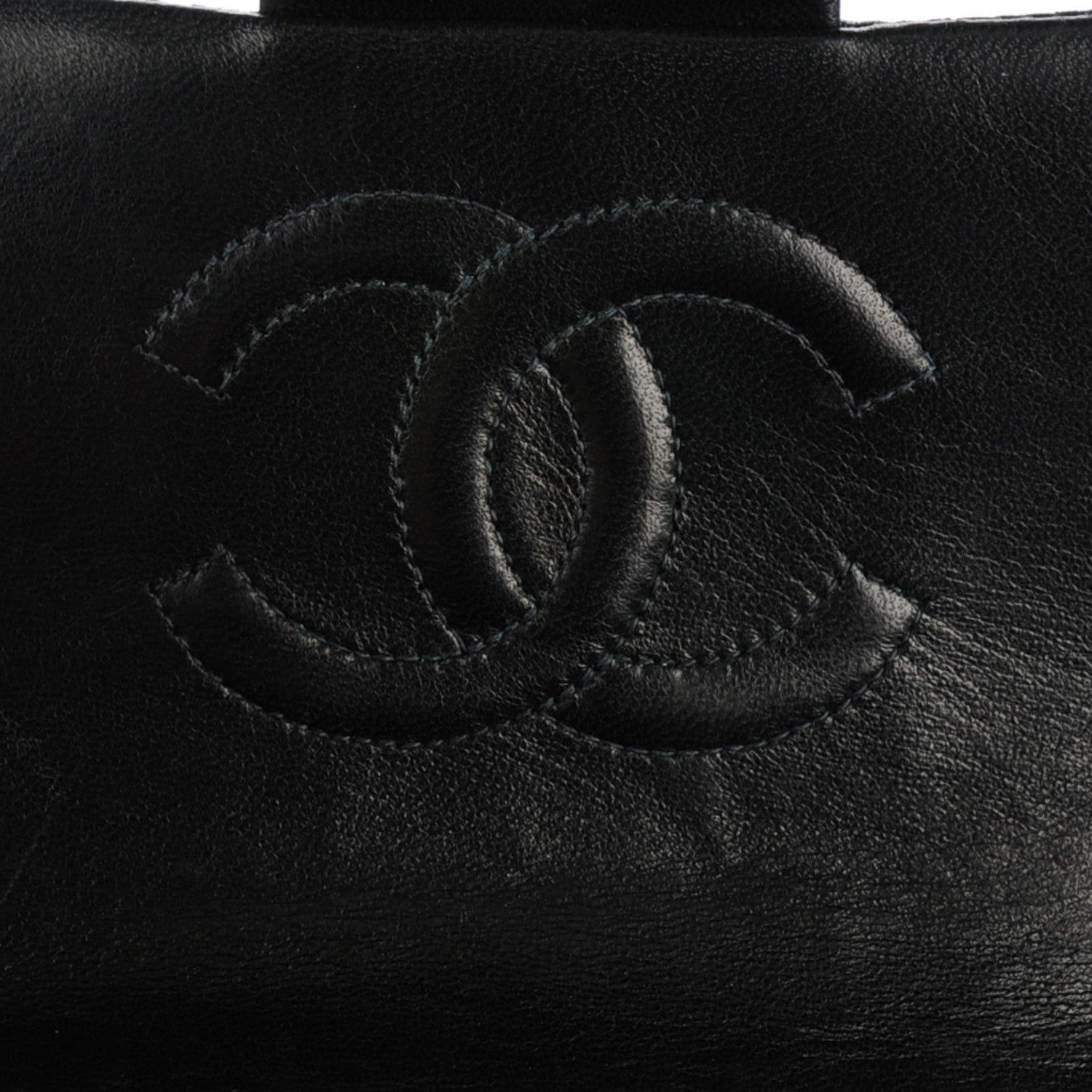 Chanel Lambskin Quilted Mini Square Flap Black 6 of 8