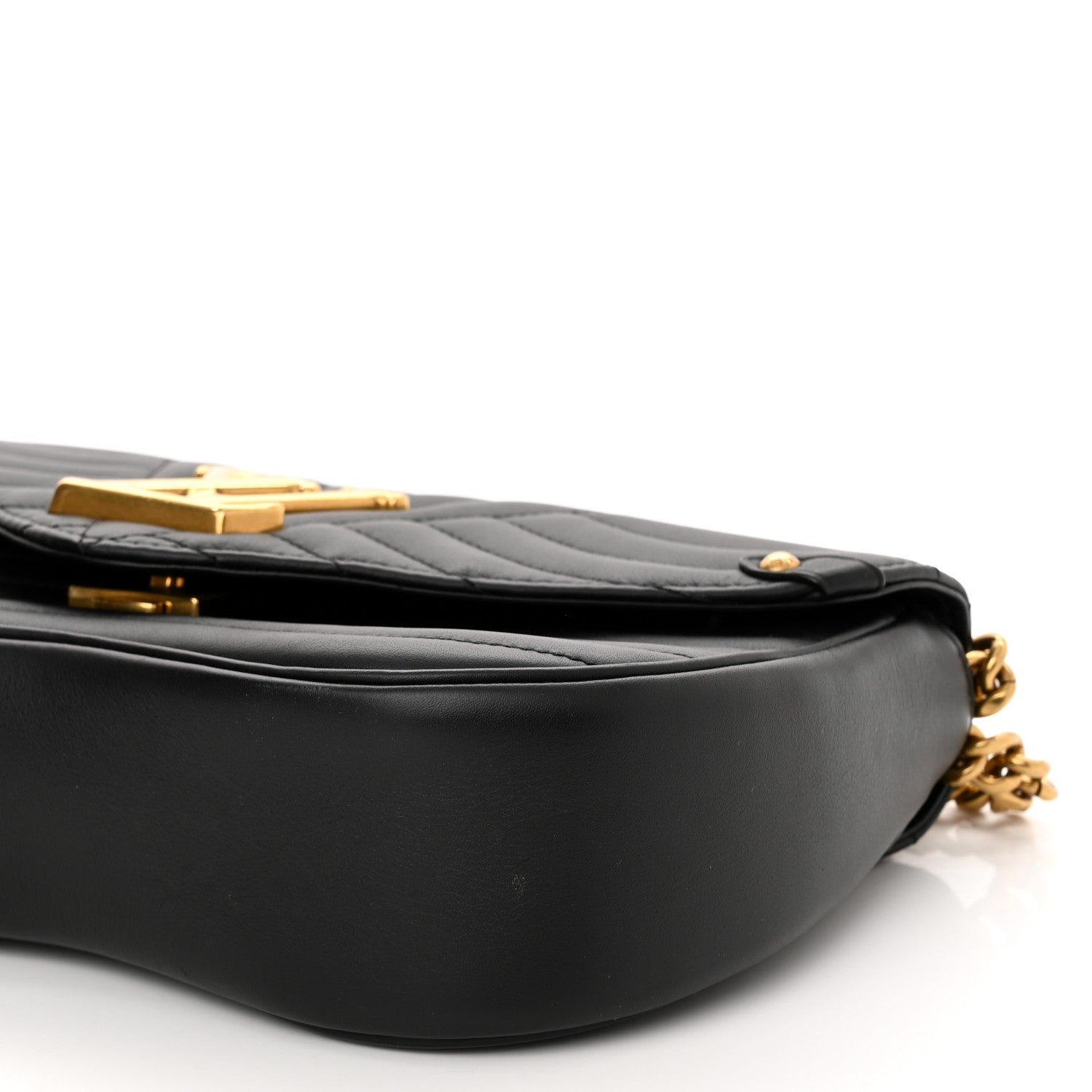 Louis Vuitton Calfskin New Wave Chain MM Black 10 of 10