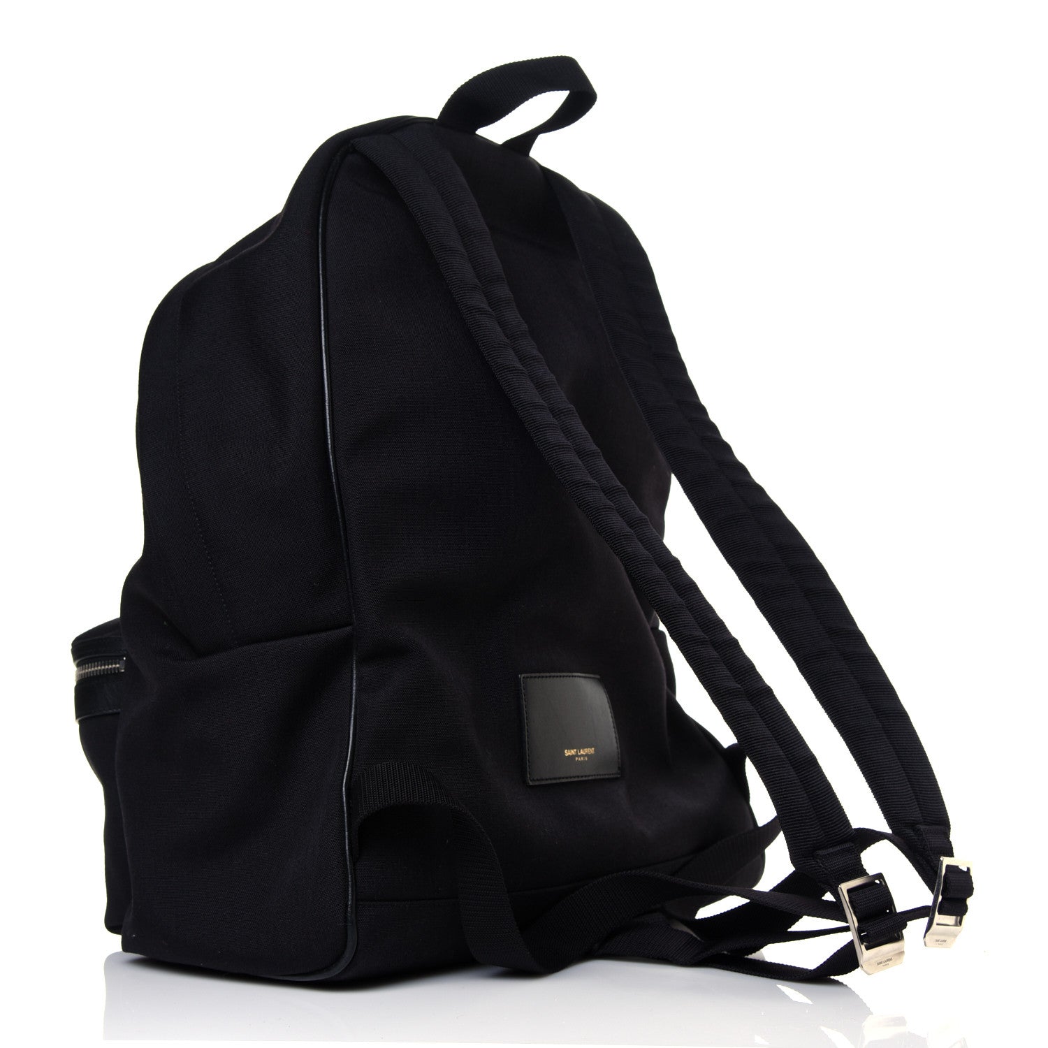 Saint Laurent Canvas City Backpack Black 2 of 11