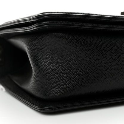 Chanel Caviar Quilted Medium Boy Flap Black 8 of 10