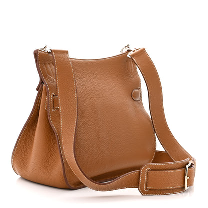 Hermes Taurillon Clemence Jypsiere 31 Gold 3 of 11