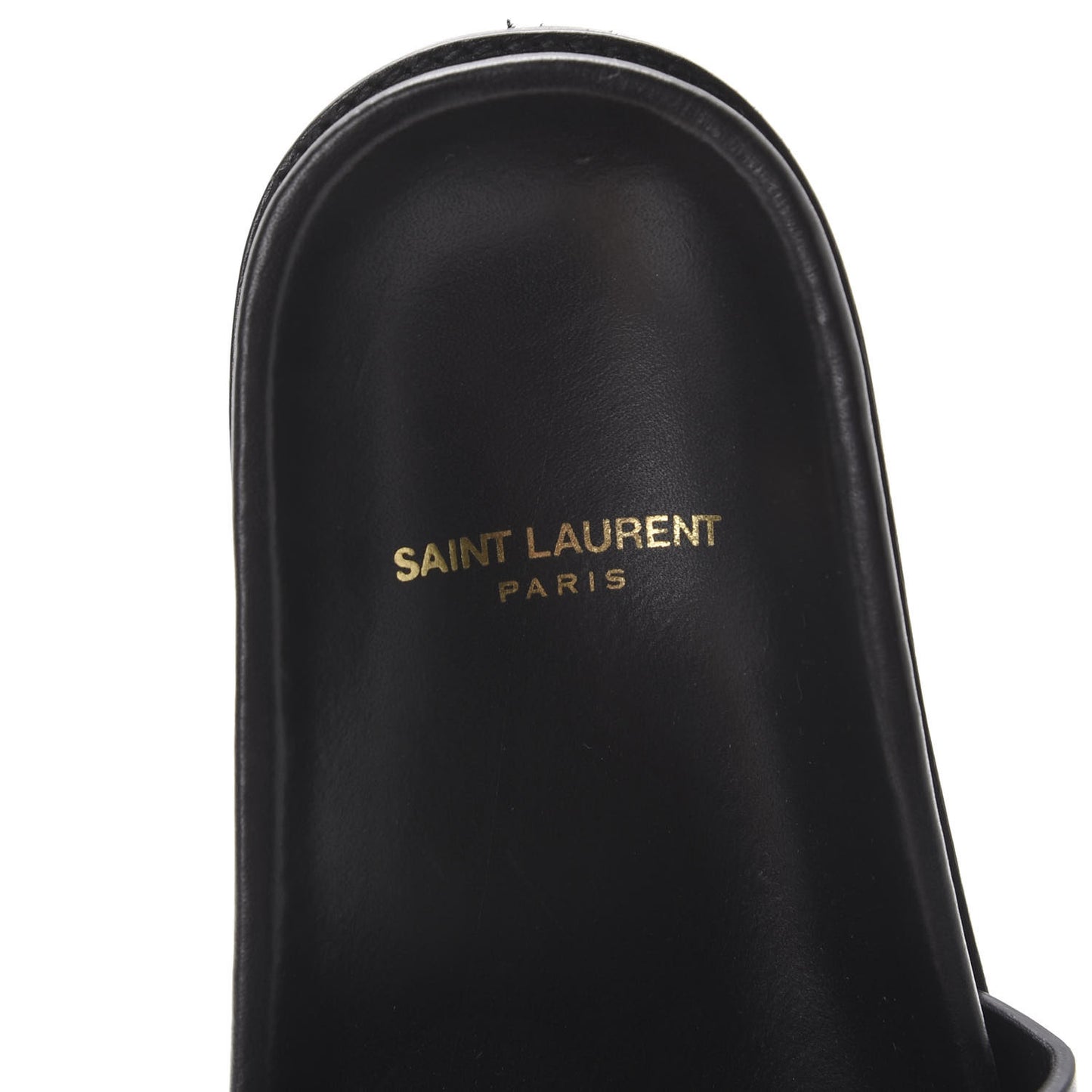 Calfskin Monogram Jimmy Joan Slide Sandals 37 Black