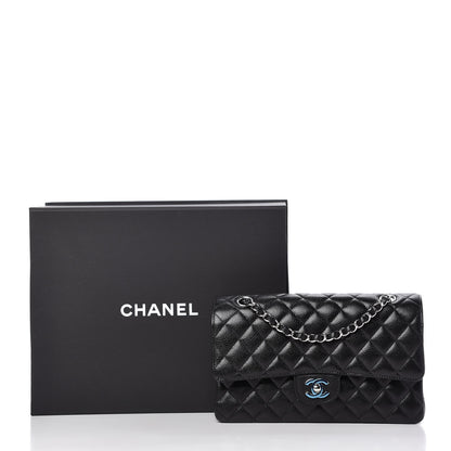 Chanel Caviar Quilted Medium Double Flap Black 10 of 10