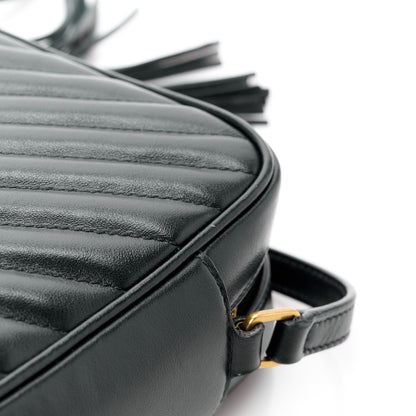 Saint Laurent Calfskin Matelasse Monogram Lou Camera Bag Black 14 of 15