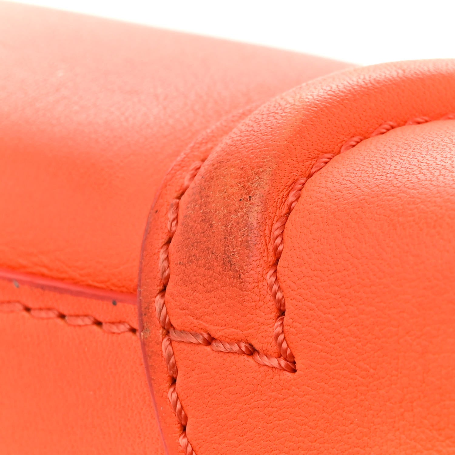 Celine Smooth Calfskin Mini Luggage Orange 22 of 24