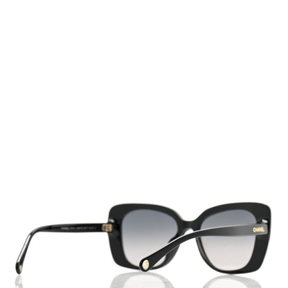 Chanel Acetate Rectangle Sunglasses 5504A Black 4 of 7