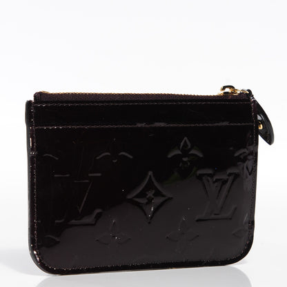 Louis Vuitton Vernis Key Pouch Amarante 3 of 8