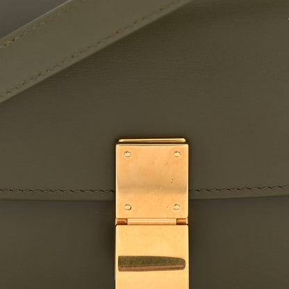 Celine Box Calfskin Teen Classic Box Flap Bag Dark Olive 9 of 14