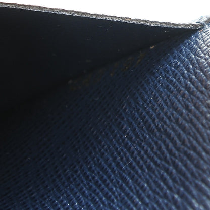 Louis Vuitton Calfskin Jeanne Wallet Zippered Insert Dark Blue 7 of 7