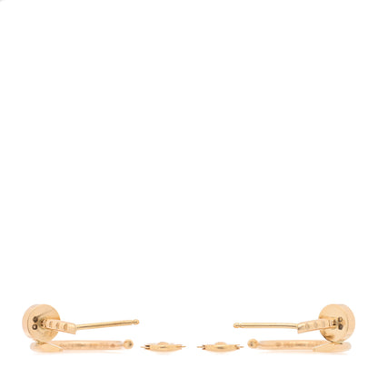 Cartier 18K Yellow Gold Juste Un Clou Hoop Earrings 3 of 5