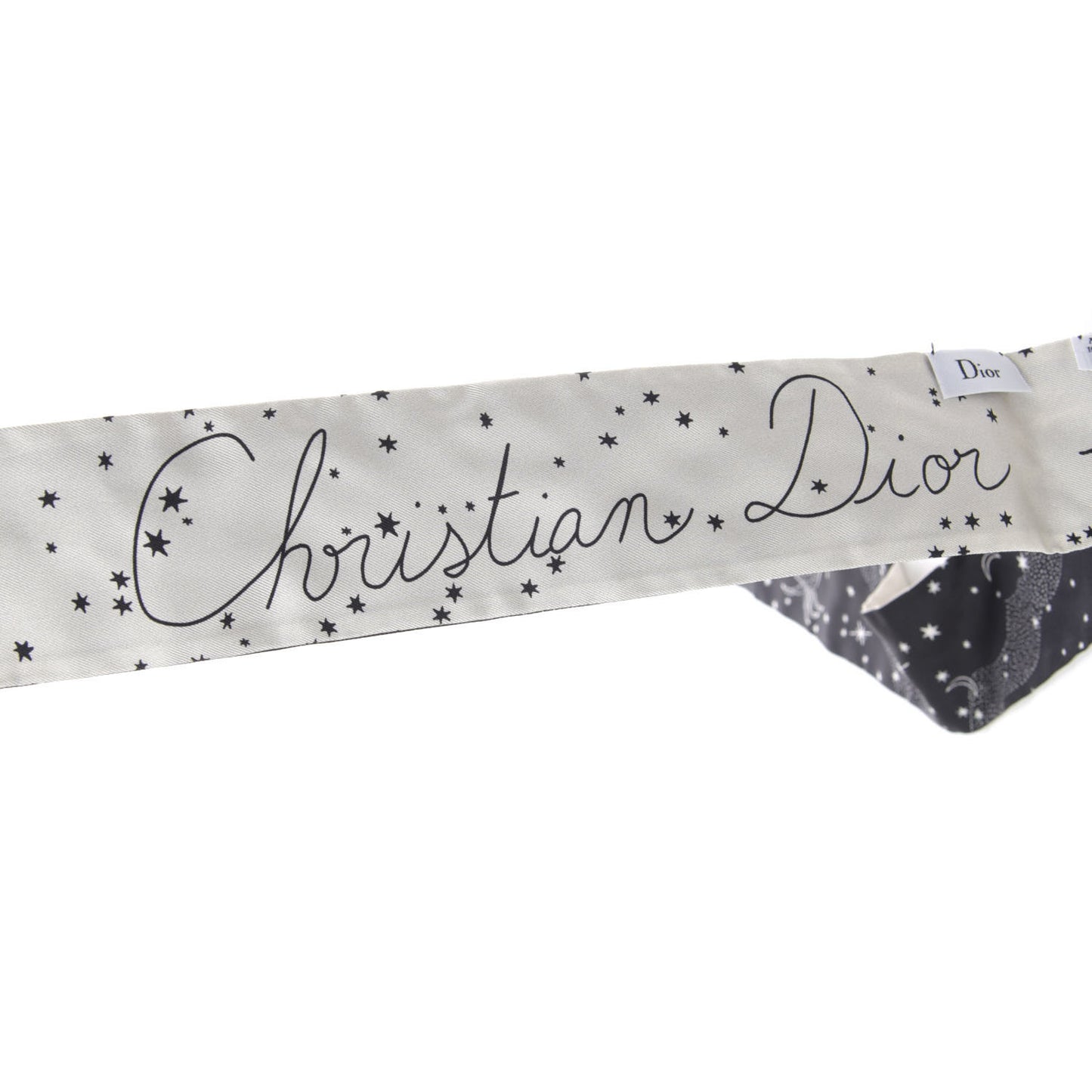 Silk Zodiac Cancer Mitzah Scarf Black
