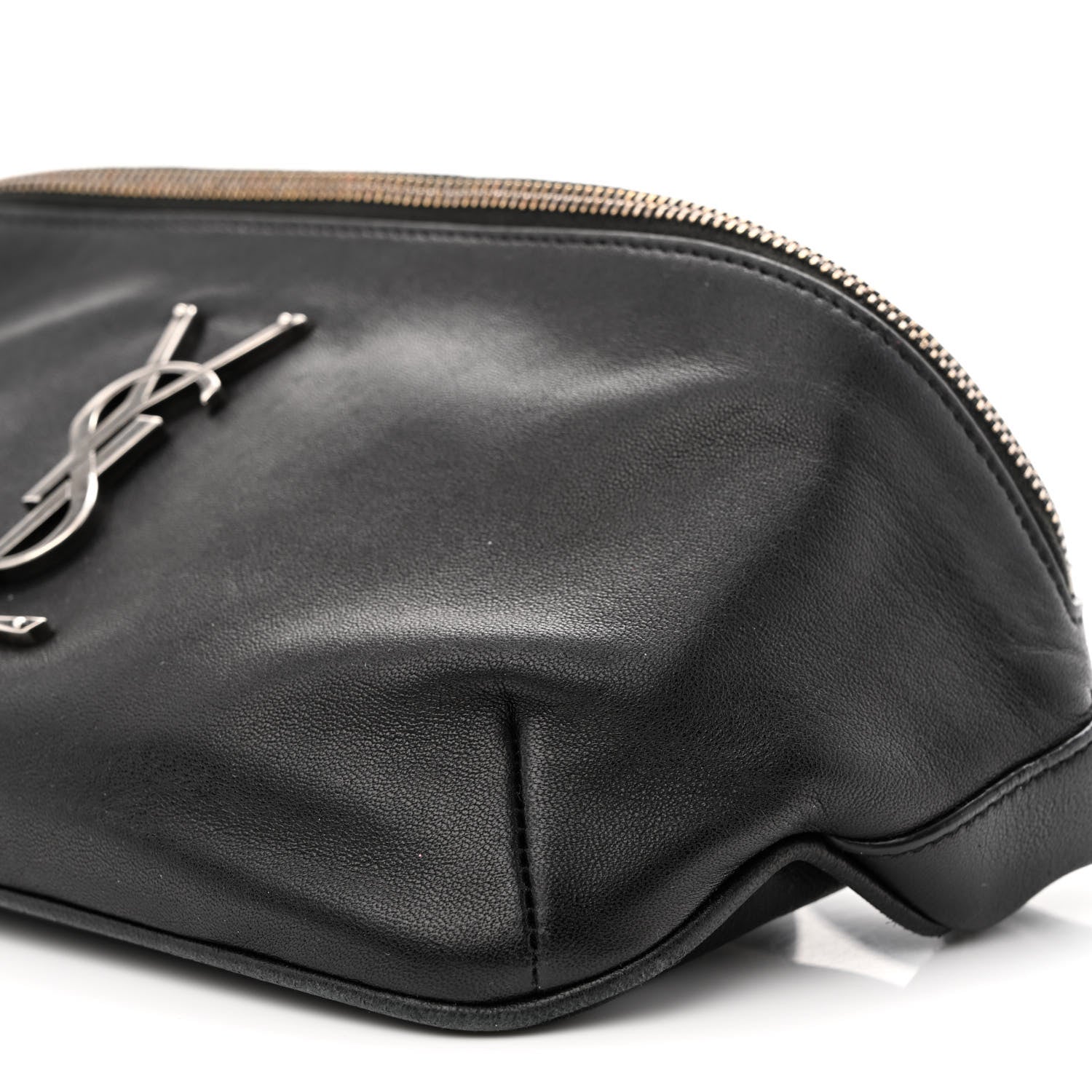 Saint Laurent Calfskin Monogram Belt Bag Black 10 of 12
